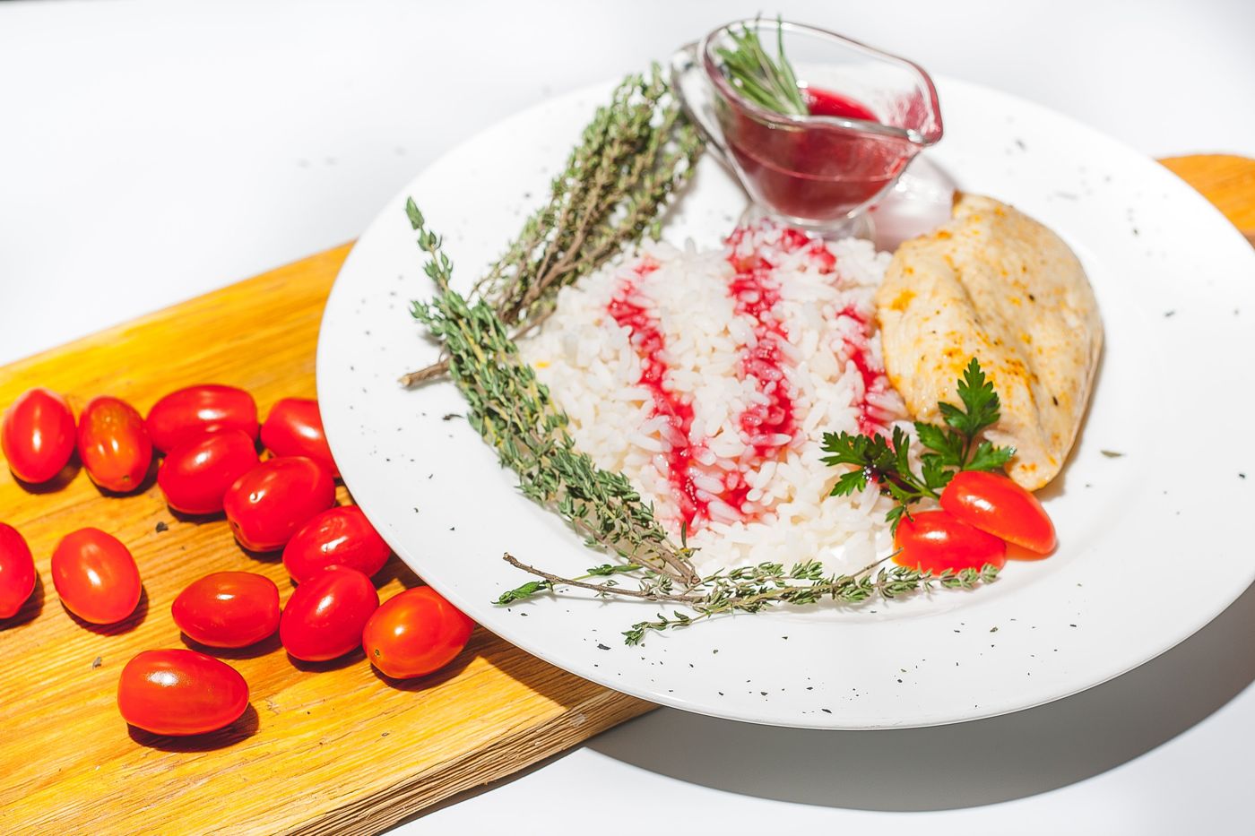 Куриное филе с рисом